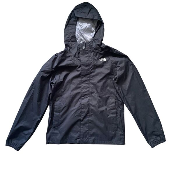 The North Face Rain Jacket Hooded Kids L/14-16 Back Mesh Lined - Picture 1 of 9